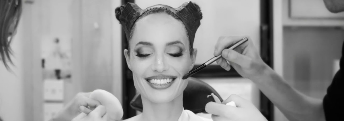 Angeline Jolie Makeup for Maleficent